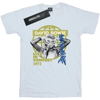 textil Niña Camisetas manga larga David Bowie Live In Concert Blanco