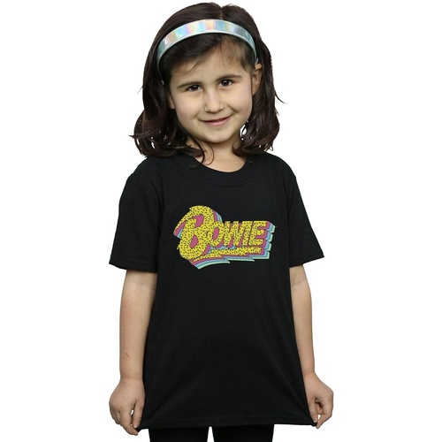 textil Niña Camisetas manga larga David Bowie Moonlight 90s Logo Negro