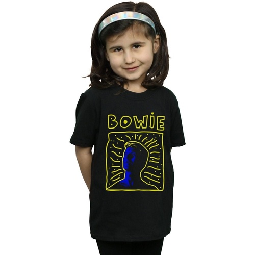 textil Niña Camisetas manga larga David Bowie 90s Frame Negro