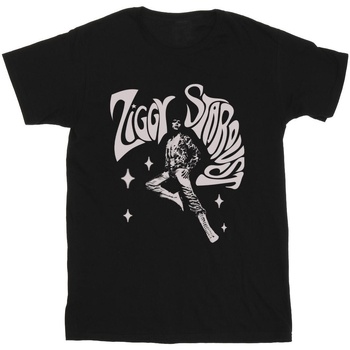 textil Niña Camisetas manga larga David Bowie Ziggy Pose Negro