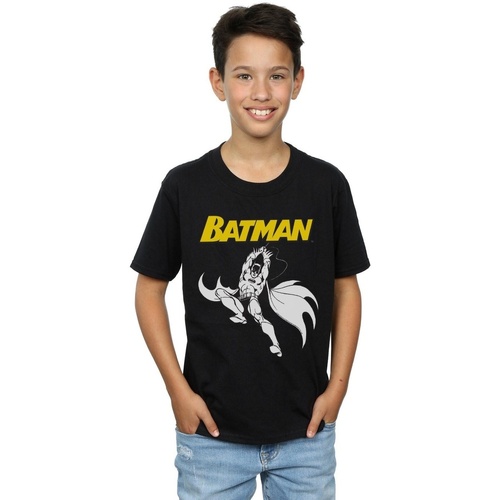 textil Niño Camisetas manga corta Dc Comics Batman Jump Negro