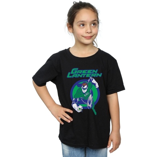 textil Niña Camisetas manga larga Dc Comics Green Lantern Leap Negro