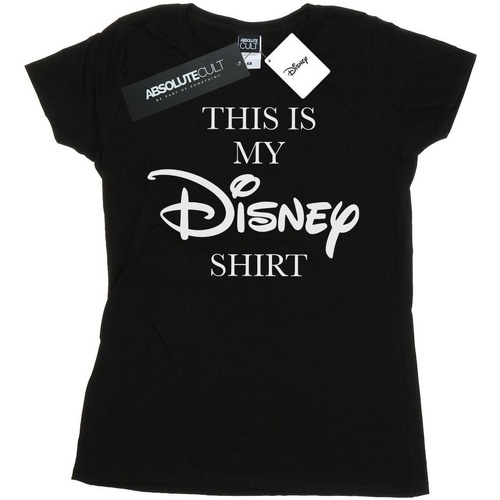 textil Mujer Camisetas manga larga Disney My T-shirt Negro