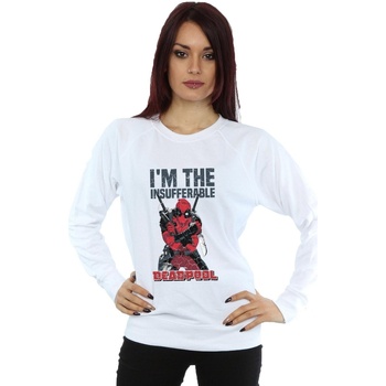 textil Mujer Sudaderas Marvel Deadpool I'm The Insufferable Blanco