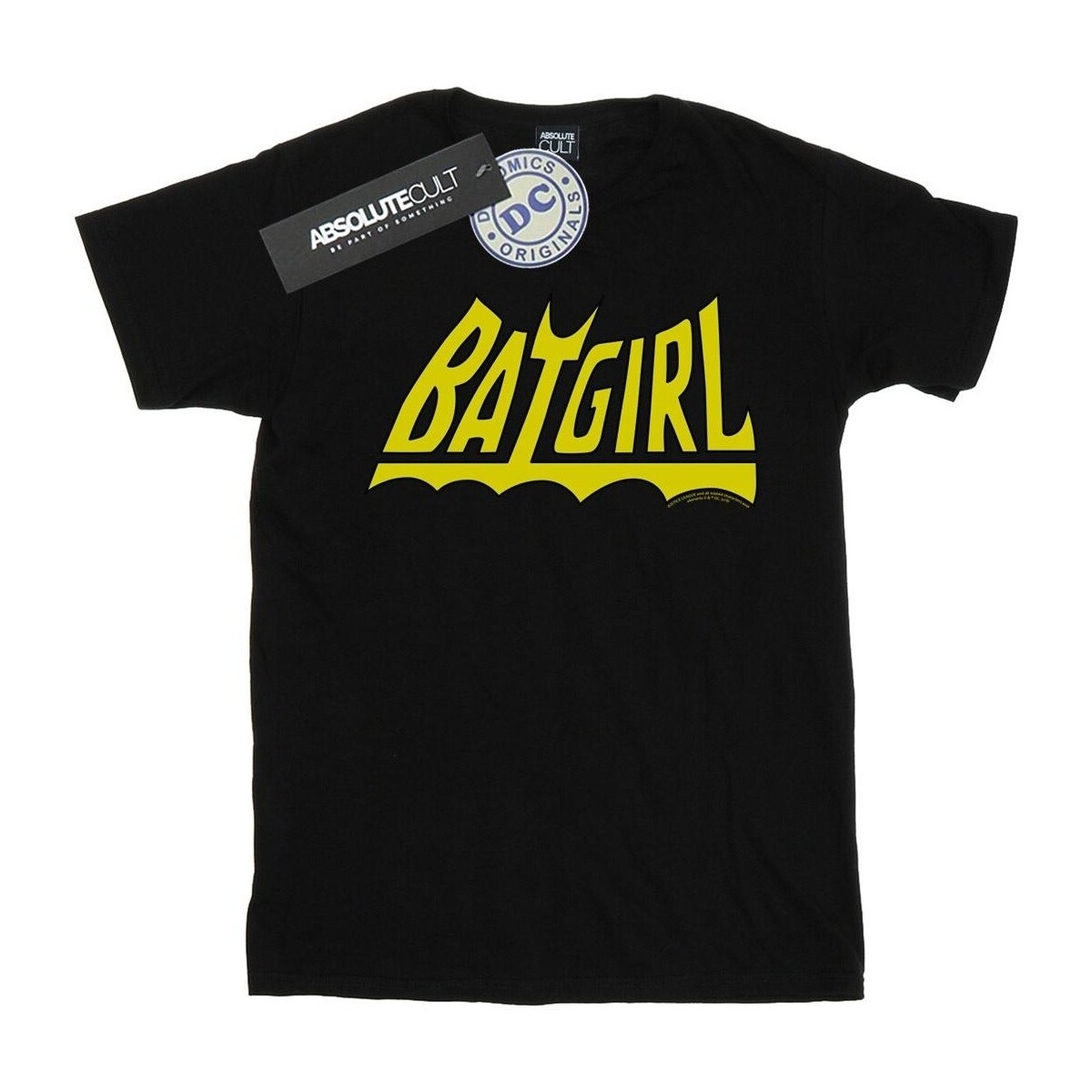 textil Niña Camisetas manga larga Dc Comics Batgirl Logo Negro