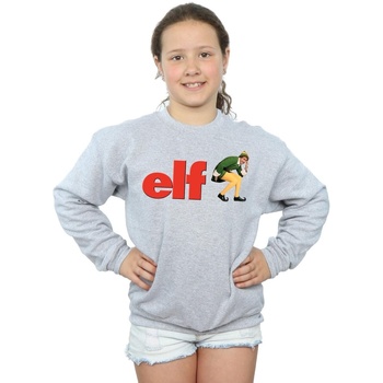 textil Niña Sudaderas Elf Crouching Logo Gris