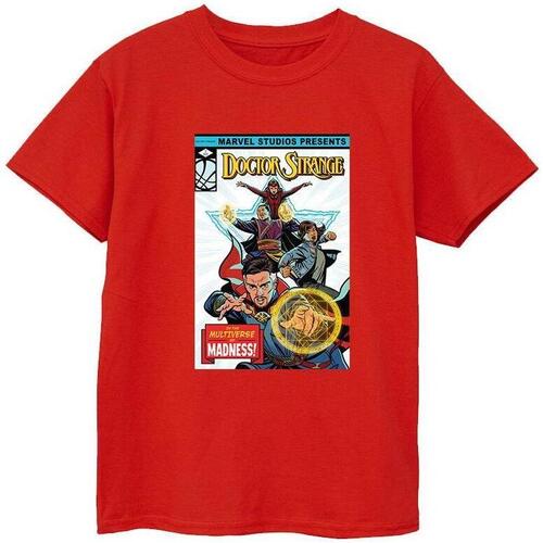 textil Niño Camisetas manga corta Marvel Doctor Strange Comic Cover Rojo