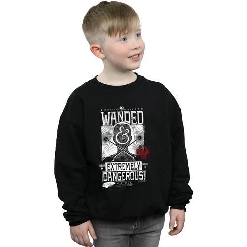 textil Niño Sudaderas Fantastic Beasts Wanded And Extremely Dangerous Negro