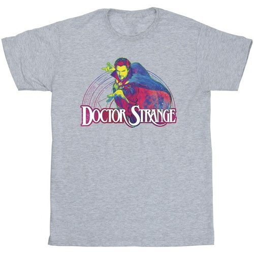 textil Niña Camisetas manga larga Marvel Doctor Strange Pyschedelic Gris