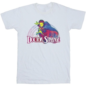 textil Niña Camisetas manga larga Marvel Doctor Strange Pyschedelic Blanco