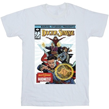 textil Niña Camisetas manga larga Marvel Doctor Strange Comic Cover Blanco