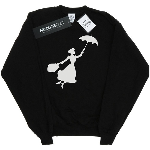 textil Hombre Sudaderas Disney Mary Poppins Flying Silhouette Negro