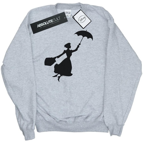 textil Hombre Sudaderas Disney Mary Poppins Flying Silhouette Gris