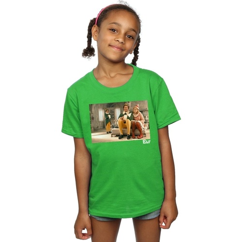 textil Niña Camisetas manga larga Elf Family Verde