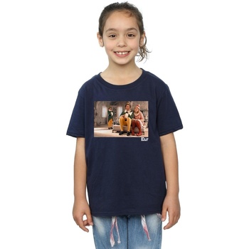 textil Niña Camisetas manga larga Elf Family Azul