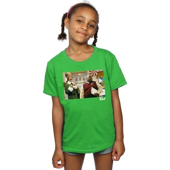 textil Niña Camisetas manga larga Elf Christmas Store Cheer Verde