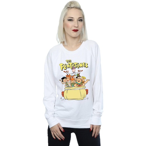 textil Mujer Sudaderas The Flintstones The The Ride Blanco
