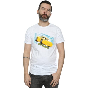 textil Hombre Camisetas manga larga Disney Cars Cruz Ramirez Blanco
