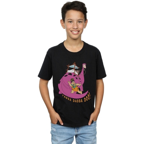 textil Niño Tops y Camisetas The Flintstones BI17613 Negro