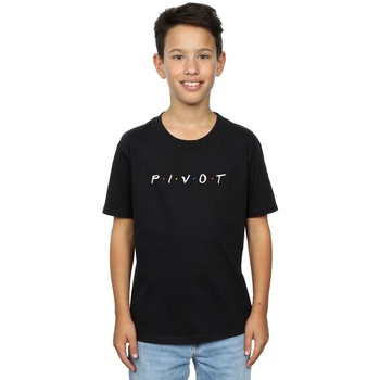 textil Niño Tops y Camisetas Friends Pivot Logo Negro