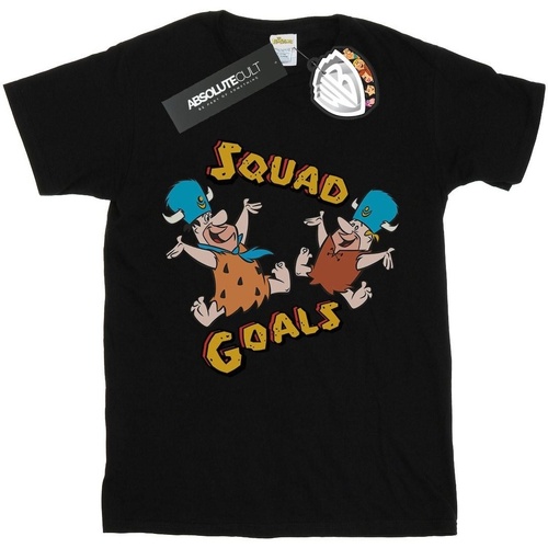 textil Niña Camisetas manga larga The Flintstones Squad Goals Negro