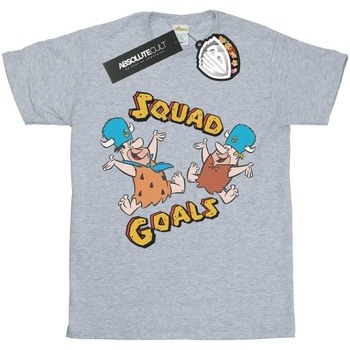 textil Niña Camisetas manga larga The Flintstones Squad Goals Gris