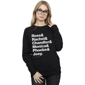textil Mujer Sudaderas Friends First Names Text Negro