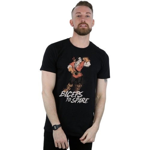 textil Hombre Camisetas manga larga Disney  Negro