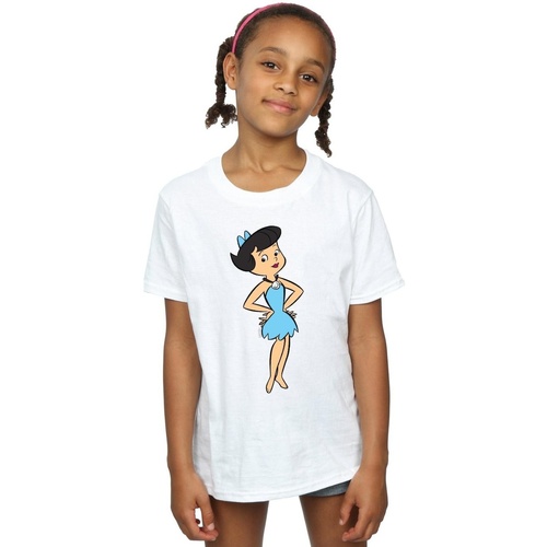 textil Niña Camisetas manga larga The Flintstones  Blanco