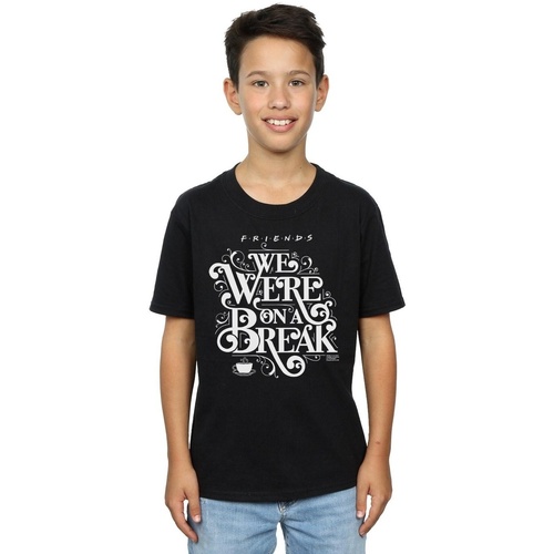 textil Niño Tops y Camisetas Friends On A Break Ornamental Negro