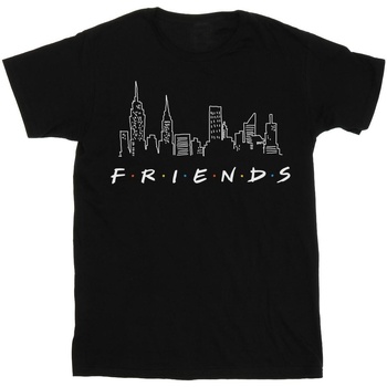 textil Niño Tops y Camisetas Friends Skyline Logo Negro