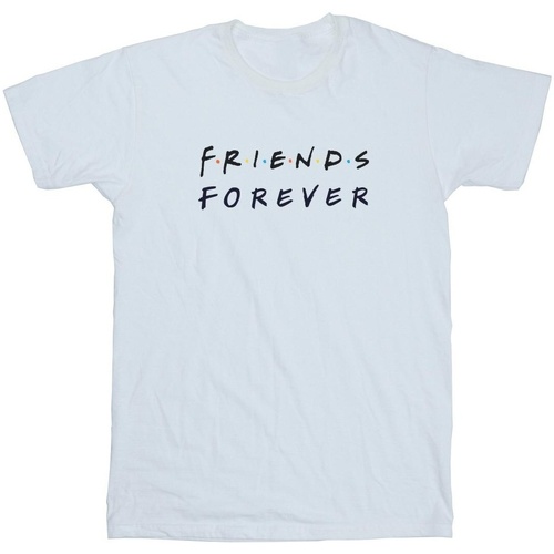 textil Niño Camisetas manga corta Friends Forever Logo Blanco