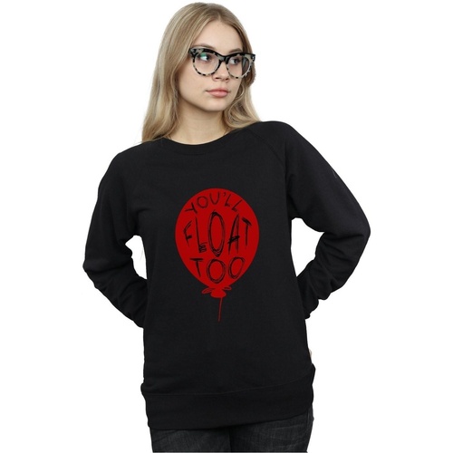textil Mujer Sudaderas It Pennywise You'll Float Too Negro