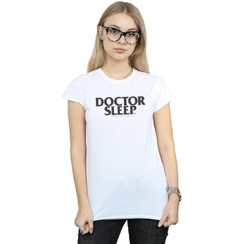 textil Mujer Camisetas manga larga Doctor Sleep Text Logo Blanco