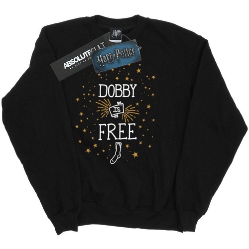 textil Niña Sudaderas Harry Potter Dobby Is Free Negro