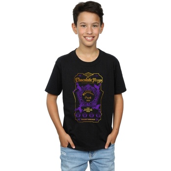textil Niño Tops y Camisetas Harry Potter Chocolate Frogs Coloured Label Negro