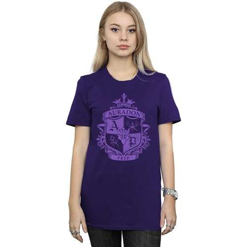 textil Mujer Camisetas manga larga Disney The Descendants Auradon Prep Crest Violeta