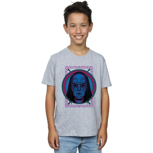 textil Niño Tops y Camisetas Harry Potter Neon Death Eater Mask Gris