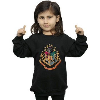 textil Niña Sudaderas Harry Potter Hogwarts Crest Gold Ink Negro