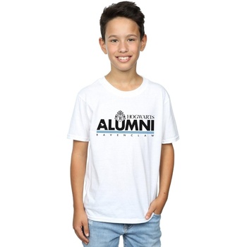 textil Niño Tops y Camisetas Harry Potter Hogwarts Alumni Ravenclaw Blanco