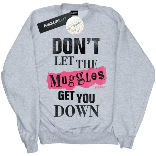 textil Niña Sudaderas Harry Potter Muggles Clippings Gris