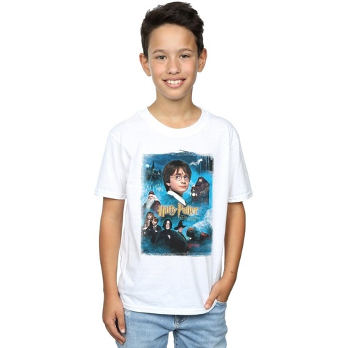 textil Niño Tops y Camisetas Harry Potter Philosopher's Stone Blanco