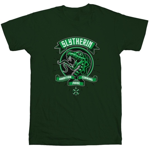 textil Niño Camisetas manga corta Harry Potter Slytherin Toon Crest Verde