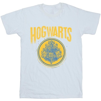 textil Niño Tops y Camisetas Harry Potter Hogwarts Circle Crest Blanco