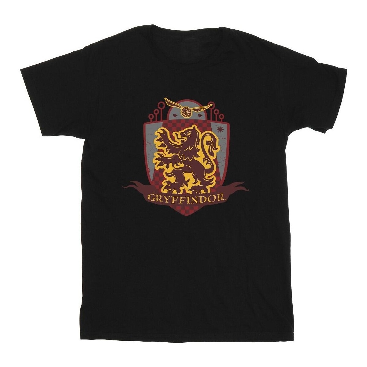 textil Niño Camisetas manga corta Harry Potter Gryffindor Chest Badge Negro
