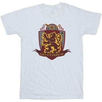 textil Niño Camisetas manga corta Harry Potter Gryffindor Chest Badge Blanco