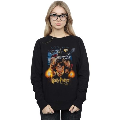 textil Mujer Sudaderas Harry Potter The Sorcerer's Stone Poster Negro