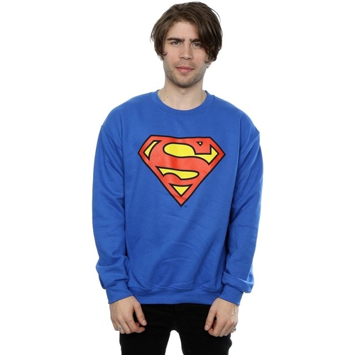 textil Hombre Sudaderas Dc Comics Superman Logo Azul