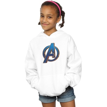 textil Niña Sudaderas Marvel Avengers Endgame Heroic Logo Blanco