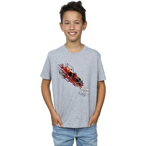 textil Niño Tops y Camisetas Marvel Iron Man Shooting Burst Gris